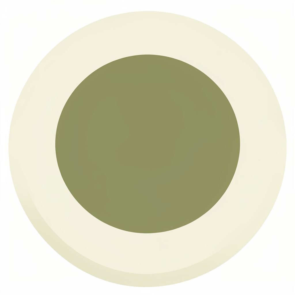 A simple circular icon in muted olive and ivory, evoking a philanthropic or academic institution.